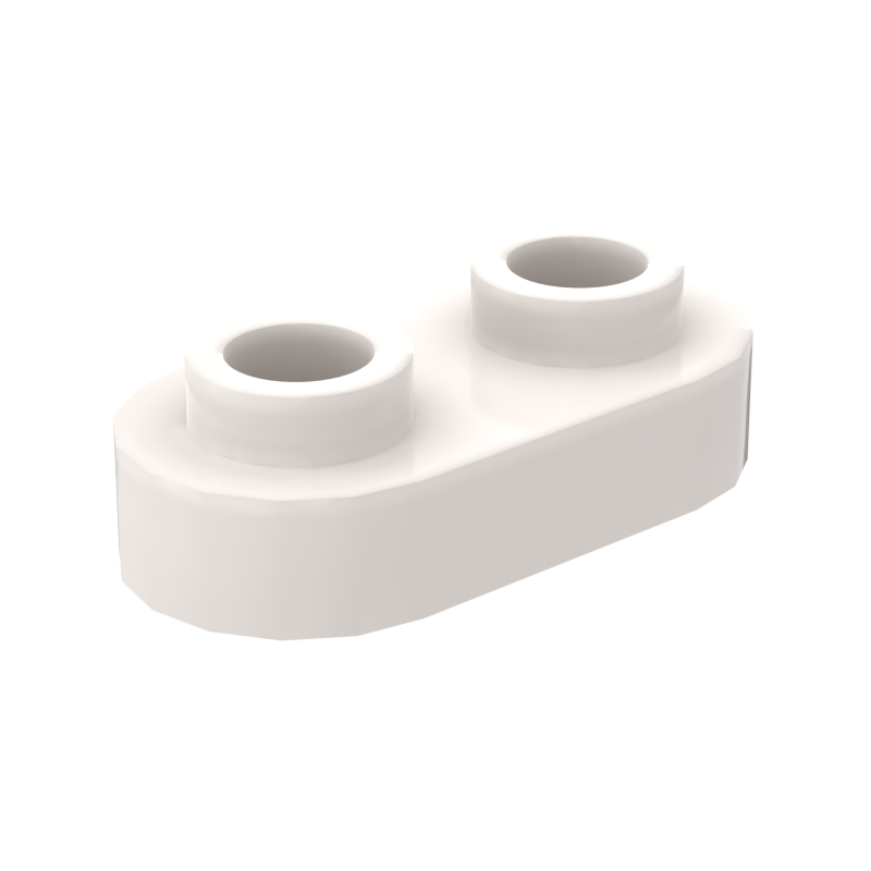 1×2 Rounded Plate w/ Open Stud – Pack of 10 – LEGO® Compatible – Choose Color (ONLINE ORDER ONLY)