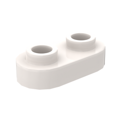 1×2 Rounded Plate w/ Open Stud – Pack of 10 – LEGO® Compatible – Choose Color (ONLINE ORDER ONLY)