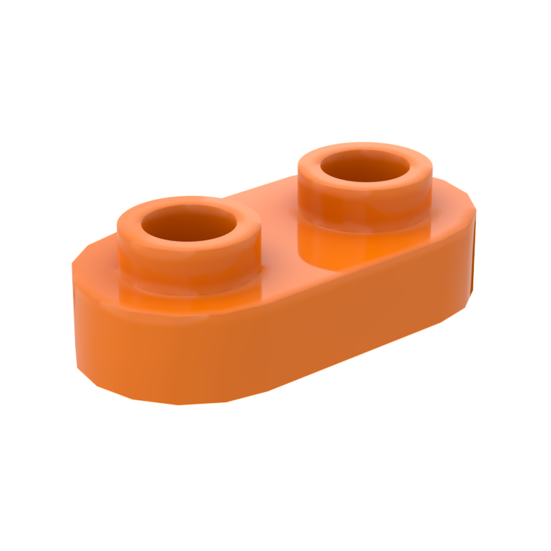 1×2 Rounded Plate w/ Open Stud – Pack of 10 – LEGO® Compatible – Choose Color (ONLINE ORDER ONLY)