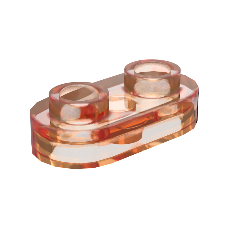 1×2 Rounded Plate w/ Open Stud – Pack of 10 – LEGO® Compatible – Choose Color (ONLINE ORDER ONLY)