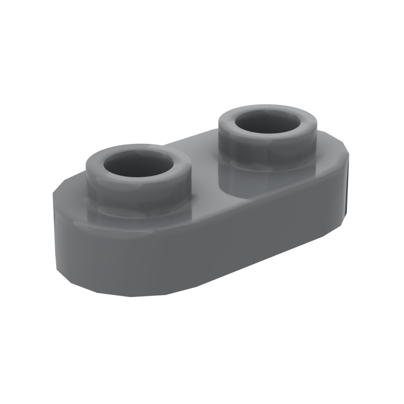 1×2 Rounded Plate w/ Open Stud – Pack of 10 – LEGO® Compatible – Choose Color (ONLINE ORDER ONLY)