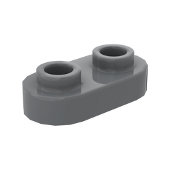 1×2 Rounded Plate w/ Open Stud – Pack of 10 – LEGO® Compatible – Choose Color (ONLINE ORDER ONLY)