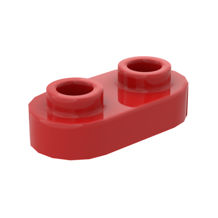 1×2 Rounded Plate w/ Open Stud – Pack of 10 – LEGO® Compatible – Choose Color (ONLINE ORDER ONLY)