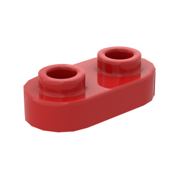 1×2 Rounded Plate w/ Open Stud – Pack of 10 – LEGO® Compatible – Choose Color (ONLINE ORDER ONLY)