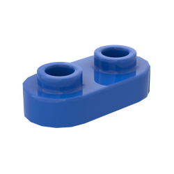 1×2 Rounded Plate w/ Open Stud – Pack of 10 – LEGO® Compatible – Choose Color (ONLINE ORDER ONLY)