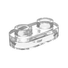 1×2 Rounded Plate w/ Open Stud – Pack of 10 – LEGO® Compatible – Choose Color (ONLINE ORDER ONLY)