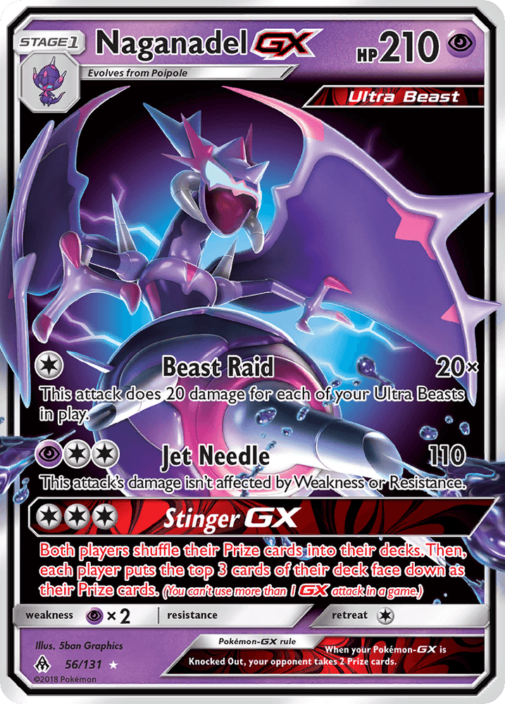 Naganadel GX (56/131) [Sun & Moon: Forbidden Light] (Online Only)