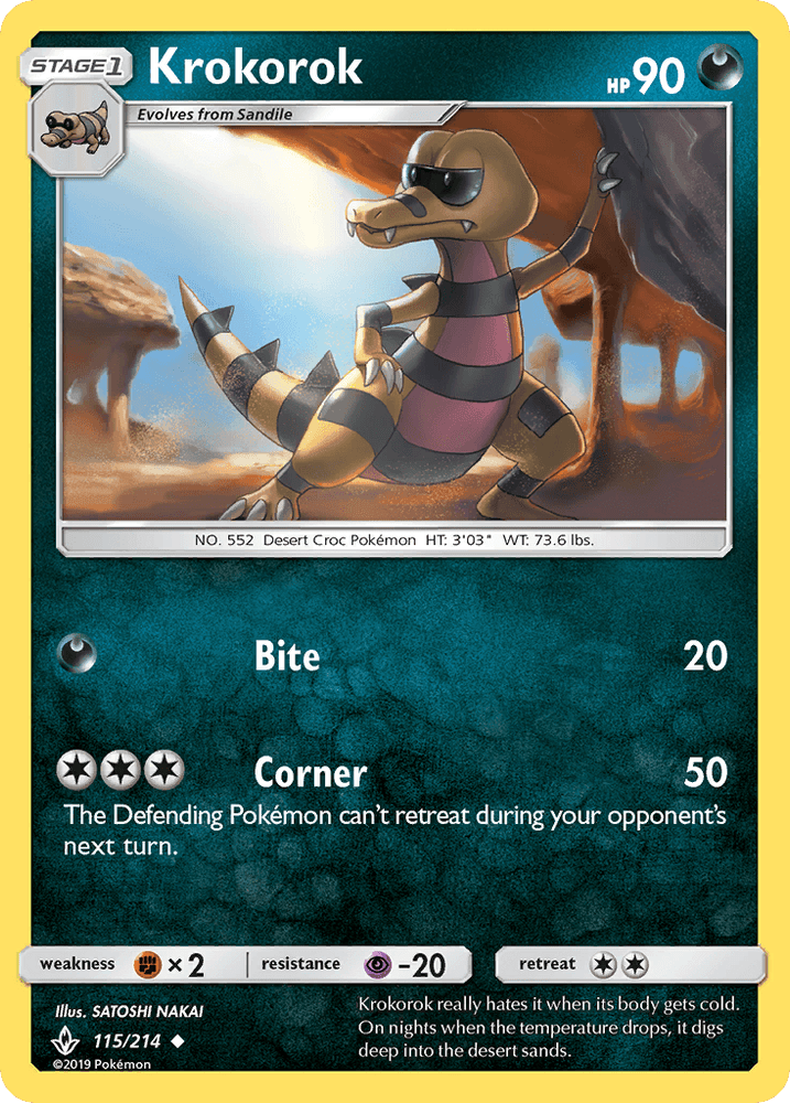Krokorok (115/214) [Sun & Moon: Unbroken Bonds] (Online Only)