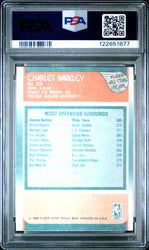 Graded 1988-89 Fleer Charles Barkley #129 Basketball Card PSA 8 Near Mint (ONLINE ORDER ONLY)