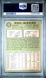 Graded 1967 Topps Phil Niekro #456 Baseball Card PSA 4 Very Good (ONLINE ORDER ONLY)
