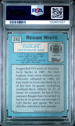 Graded 1988 Topps Reggie White #241 Football Card PSA 7 Near Mint (ONLINE ORDER ONLY)