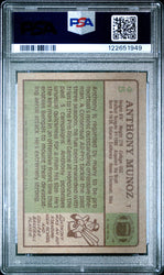 Graded 1984 Topps Anthony Munoz #45 Football Card PSA 8 Near Mint (ONLINE ORDER ONLY)