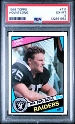 Graded 1984 Topps Howie Long #111 Rookie RC Football Card PSA 6 Excellent (ONLINE ORDER ONLY)