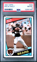 Graded 1984 Topps Willie Gault #224 Rookie RC Football Card PSA 8 Near Mint (ONLINE ORDER ONLY)