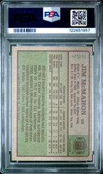 Graded 1984 Topps Jim McMahon #227 Football Card PSA 8 Near Mint (ONLINE ORDER ONLY)