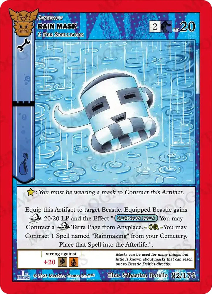 Rain Mask [Native: First Edition] (ONLINE ORDER ONLY)