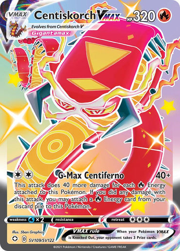 Centiskorch VMAX (SV109/SV122) [Sword & Shield: Shining Fates] (Online Only)