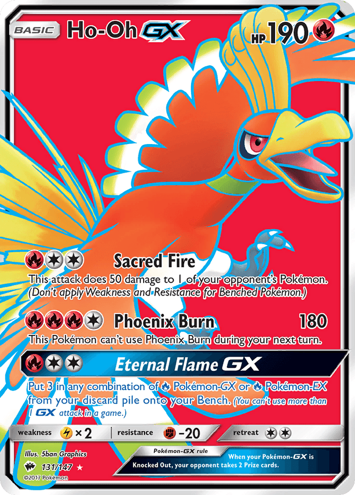 Ho-Oh GX (131/147) [Sun & Moon: Burning Shadows] (Online Only)