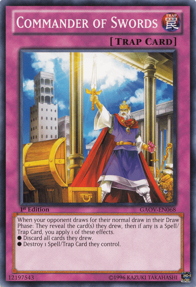 Commander of Swords [GAOV-EN068] Common (ONLINE ORDER ONLY)