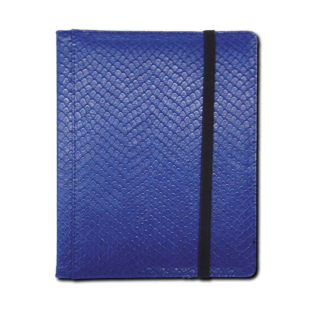 4 Pocket Dragon Hide Blue Binder