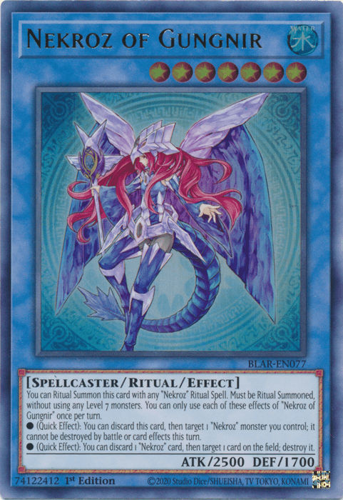 Nekroz of Gungnir [BLAR-EN077] Ultra Rare (ONLINE ORDER ONLY)