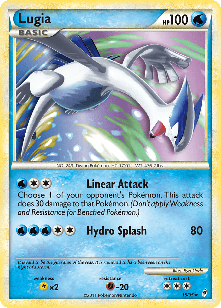 Lugia (15/95) [HeartGold & SoulSilver: Call of Legends] (Online Only)