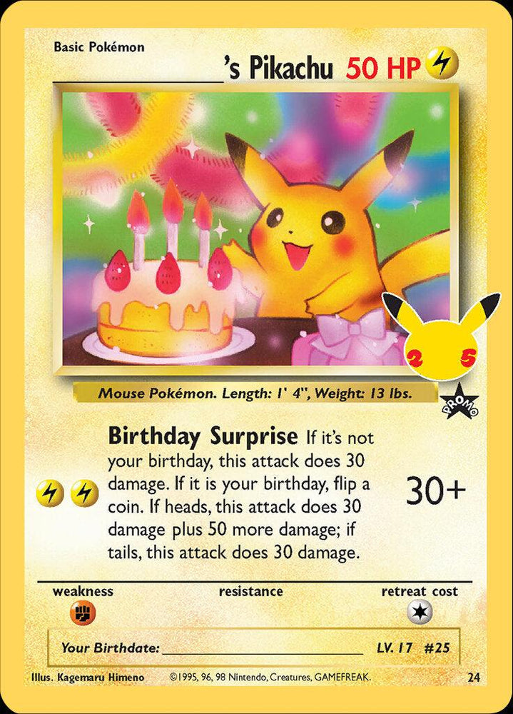 _____'s Pikachu (24) [Celebrations: 25th Anniversary - Classic Collection] (Online Only)