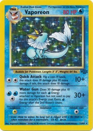 Vaporeon (12/64) [Jungle Unlimited] (Online Only)