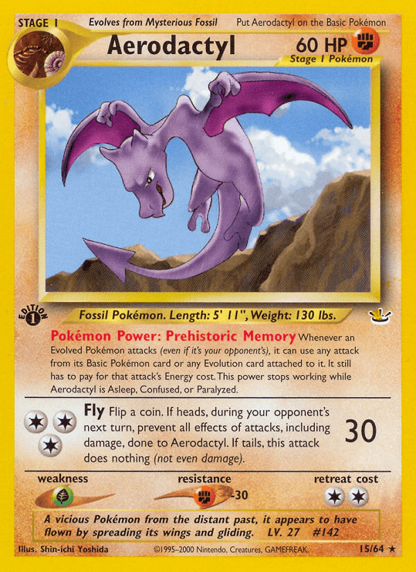 Aerodactyl (15/64) [Neo Revelation 1st Edition] (Online Only)