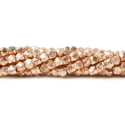 3.5mm Hand Cut Faceted Nugget Beads 8 inch 57 pieces (ONLINE ORDER ONLY)