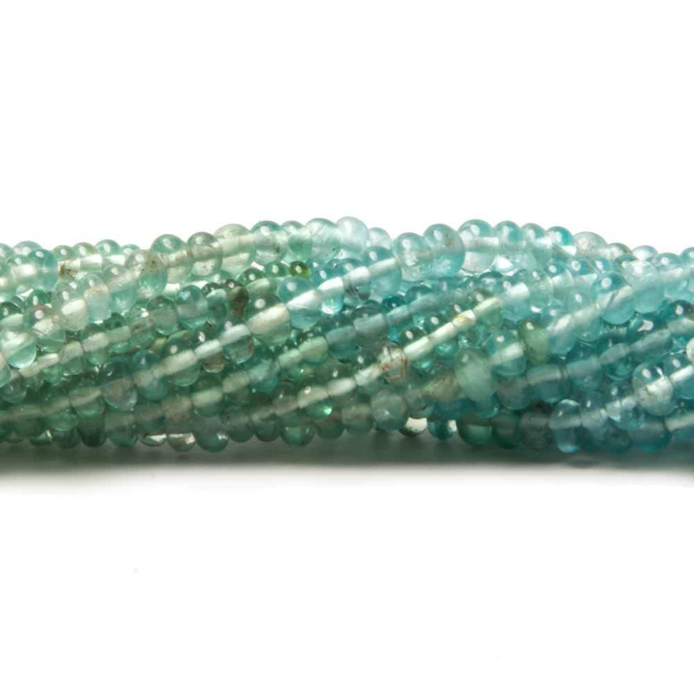 2-3mm Multi-tonal Apatite plain rondelle beads Lot of 10 Strands (ONLINE ORDER ONLY)