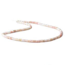 3.5mm Pink Peruvian Opal Faceted Rondelle Beads 14 inch 172 pcs (ONLINE ORDER ONLY)