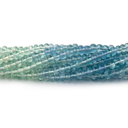 3.5mm Shaded Fluorite Plain Rondelle Beads 13 inch 121 pieces (ONLINE ORDER ONLY)