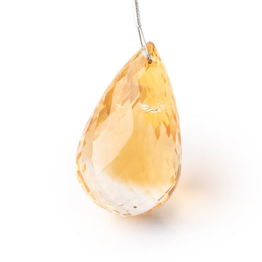 35x19mm Citrine Faceted Tear Drop Focal Bead 1 piece (ONLINE ORDER ONLY)