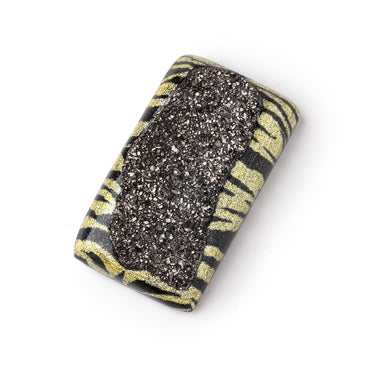 35x20mm Hand Painted Drusy Rectangular Cabochon 1 Focal Piece (ONLINE ORDER ONLY)