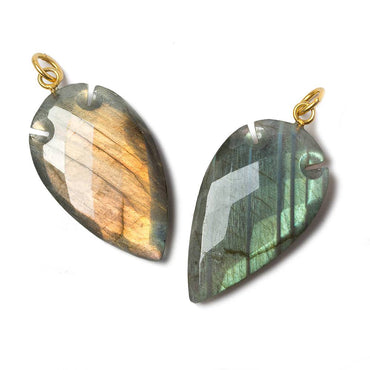 35x20mm Labradorite Faceted Arrowhead Focal Pendant 1 piece (ONLINE ORDER ONLY)