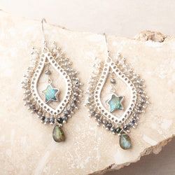 35x21mm Brushed Filigree Tear Drop Charm Set of 2 pieces