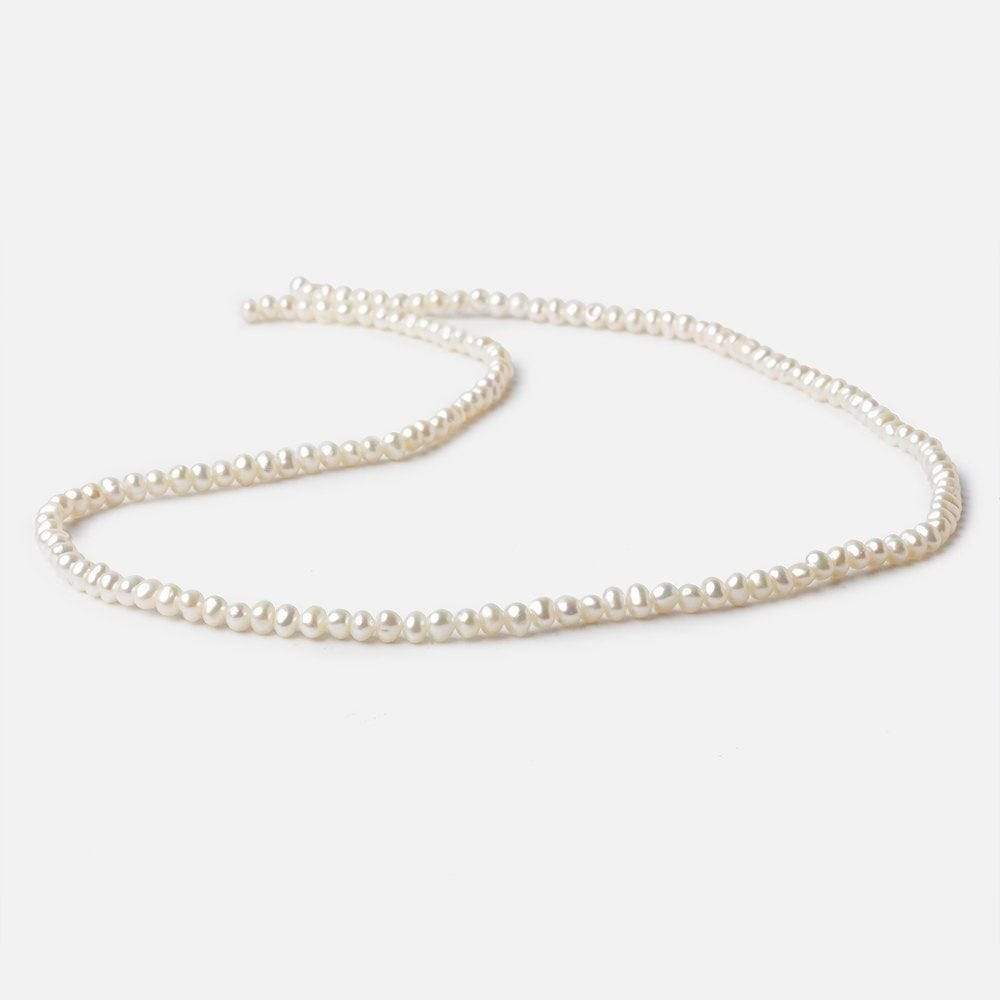3.5x2.5mm Cream Off Round Freshwater Pearls 140 pcs (ONLINE ORDER ONLY)