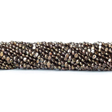 3.5x3-4x3mm Purplish Green Freshwater Pearl Side Drilled Baroque 15 inch 137 pcs (ONLINE ORDER ONLY)