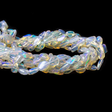 3.5x3.5-9x6mm Ethiopian Opal Plain Nugget Beads 16 inch 70 pieces (ONLINE ORDER ONLY)