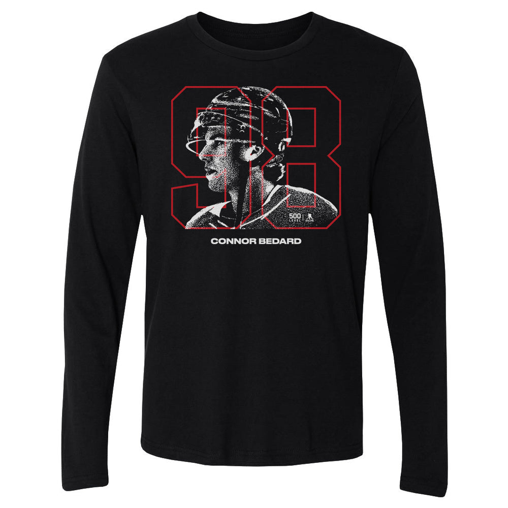 Connor Bedard Chicago Overlay WHT (ONLINE ORDER ONLY)