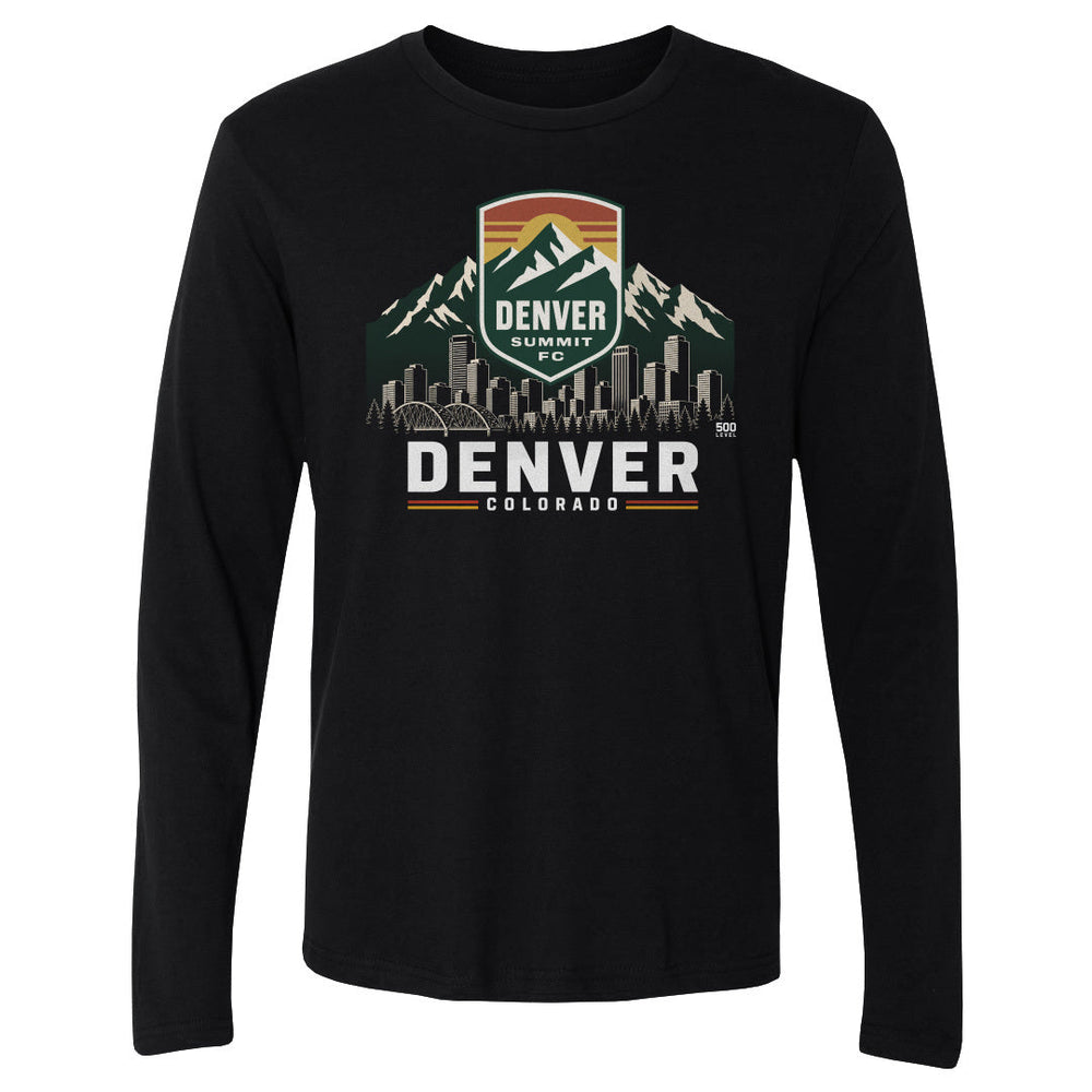 Denver Summit FC Skyline Logo WHT (ONLINE ORDER ONLY)