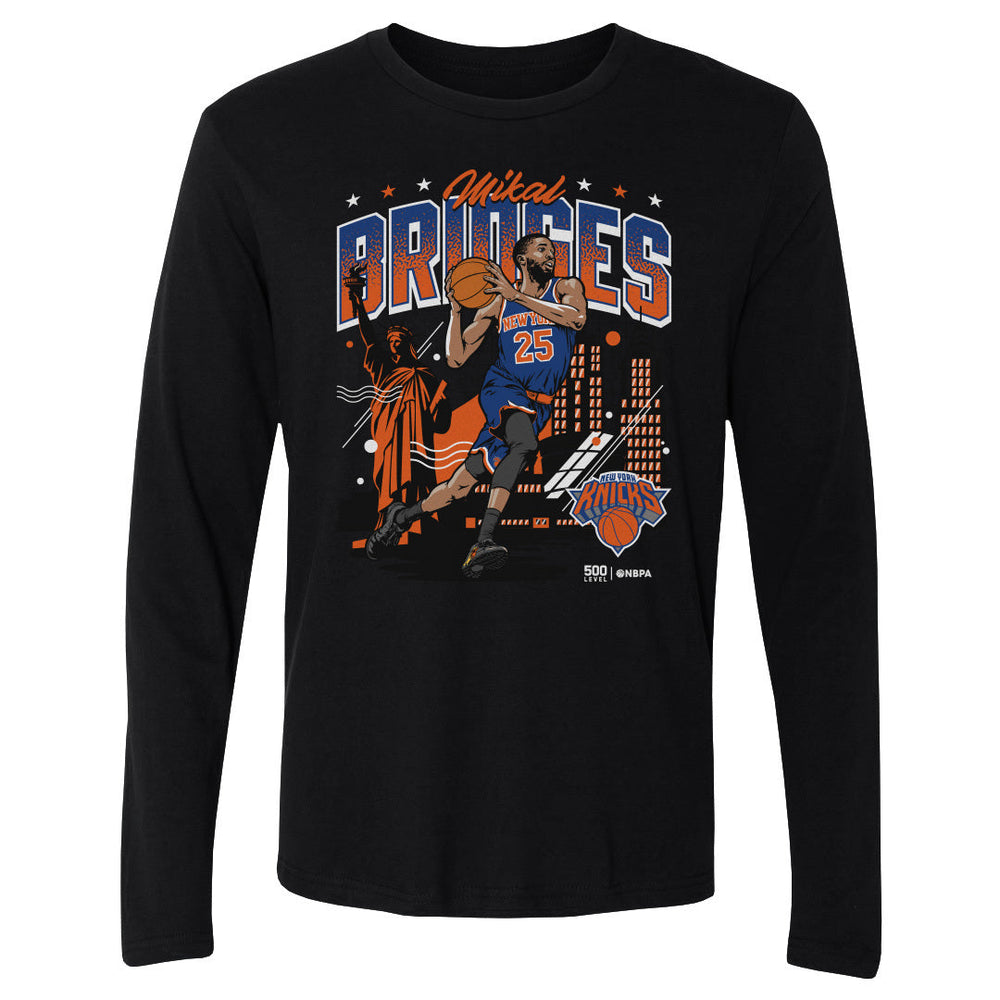 Mikal Bridges New York Knicks Skyline WHT (ONLINE ORDER ONLY)
