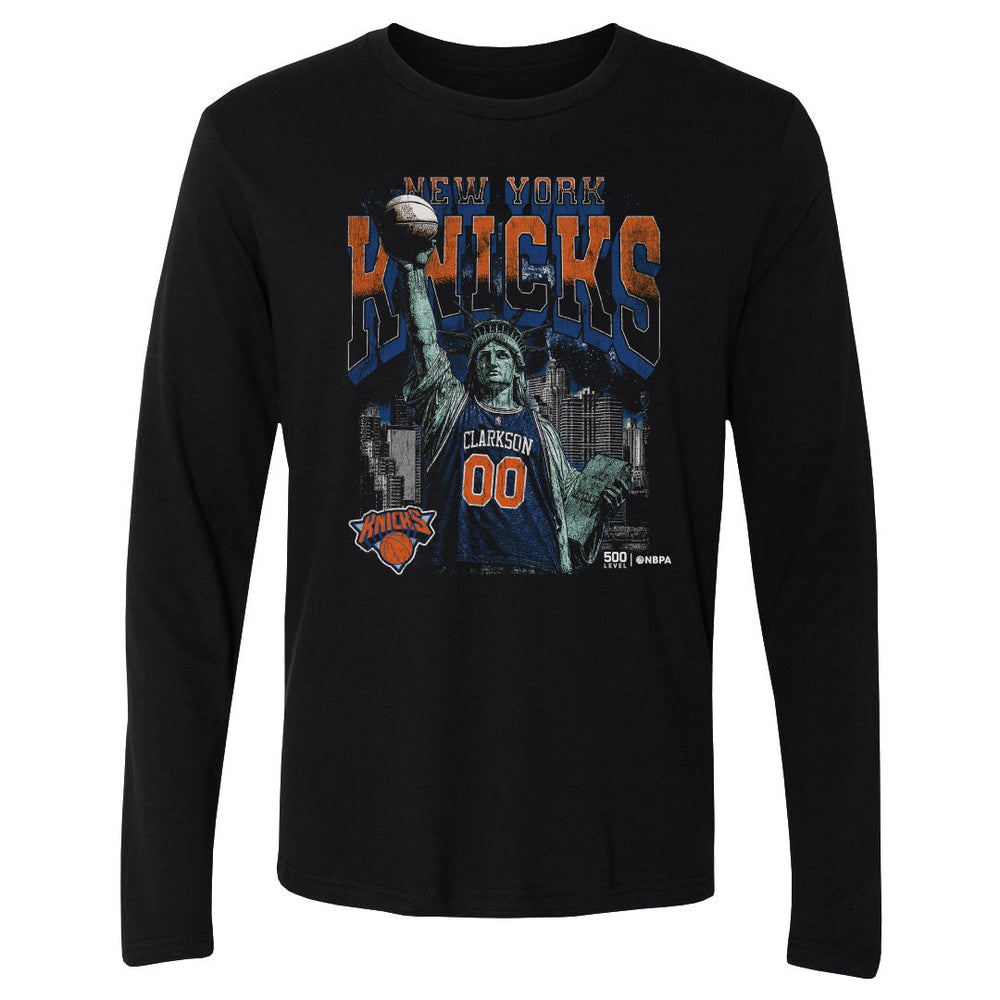 Jordan Clarkson New York Knicks Statue Of Liberty WHT (ONLINE ORDER ONLY)
