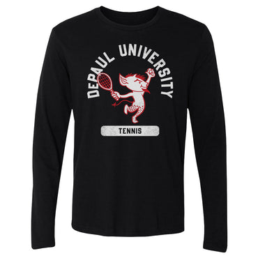 DePaul Blue Demons Mascot Tennis WHT