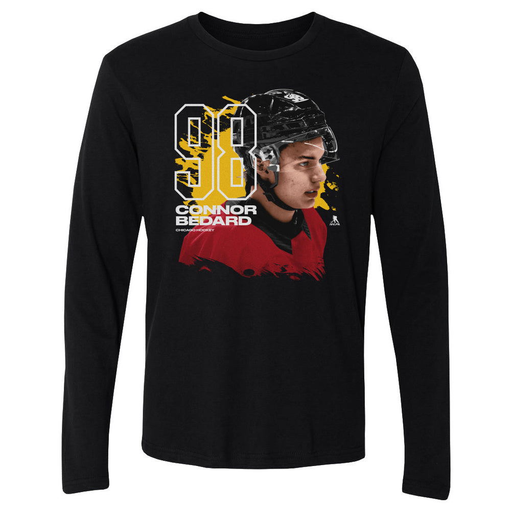 Connor Bedard Chicago Profile WHT (ONLINE ORDER ONLY)