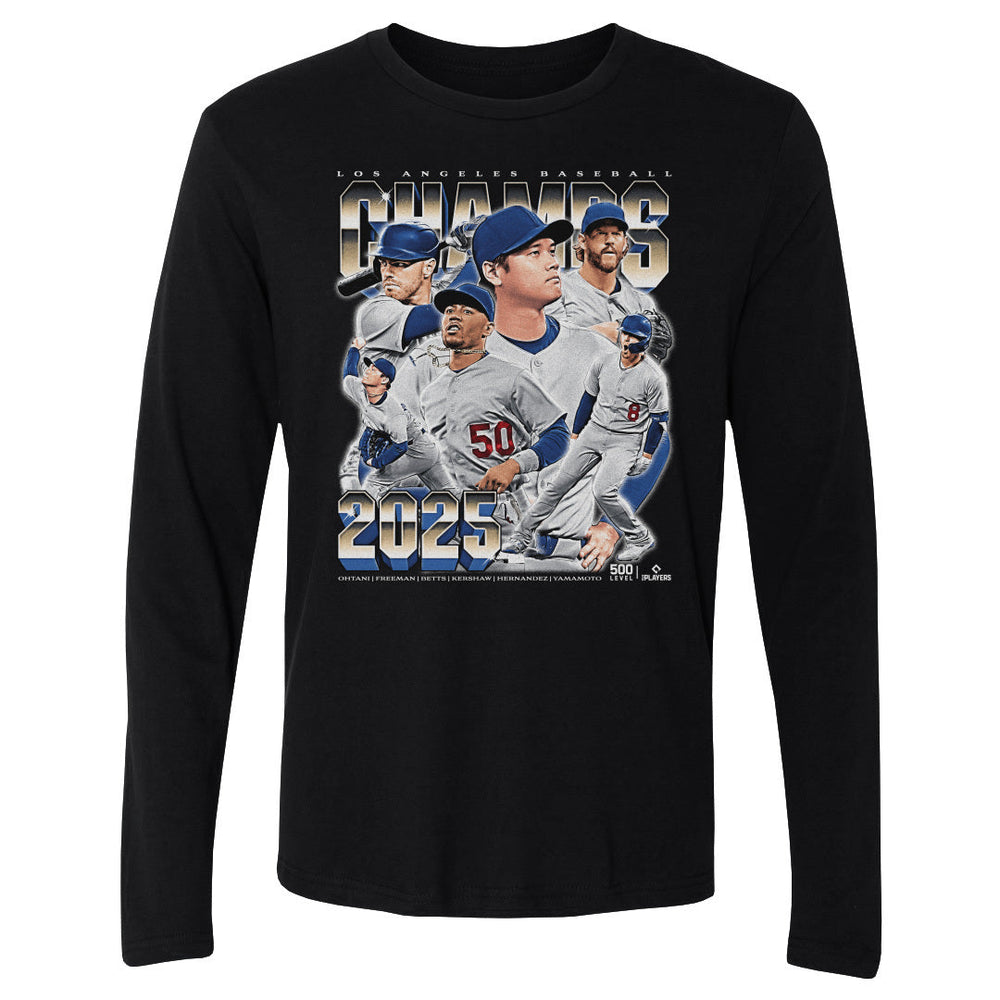 Los Angeles D Baseball 2025 Champs Vintage WHT (ONLINE ORDER ONLY)