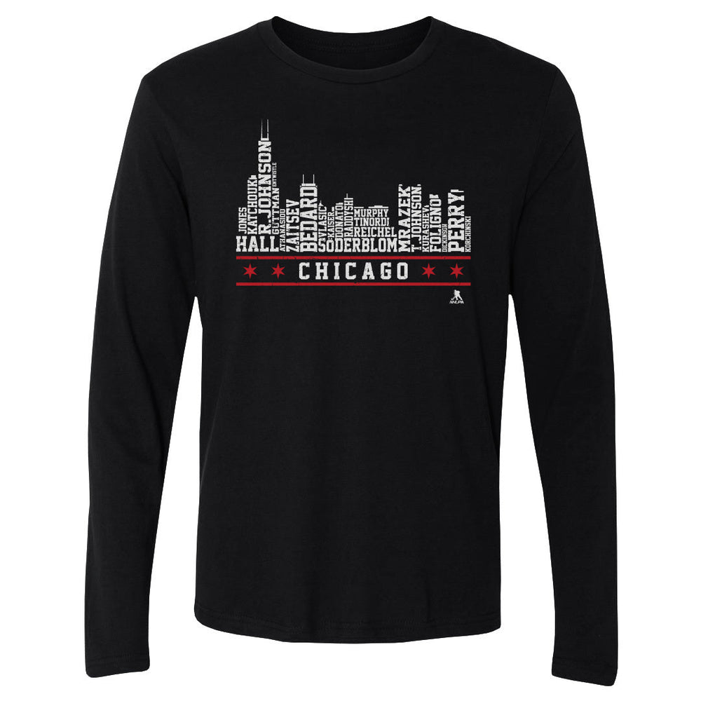 Chicago Hockey Roster Skyline 23 WHT (ONLINE ORDER ONLY)