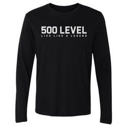 500 LEVEL Wordmark WHT