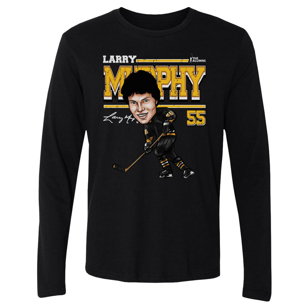 Larry Murphy Pittsburgh Cartoon WHT